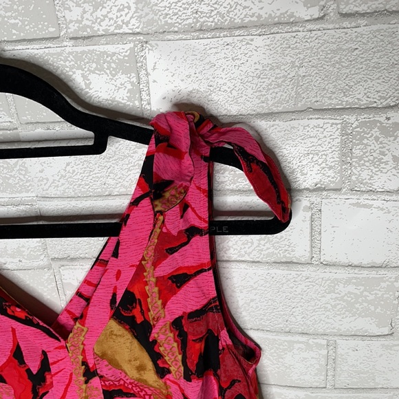 J. Crew Bruna Tie Shoulder Top in Antigua Leaves - Picture 7 of 12